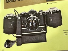 VINTAGE 1970's NIKON F2 PHOTOMIC 35MM CAMERA INST.  MANUAL + MORE BOOKLETS++ LOT picture