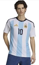 adidas Men's Argentina World Cup 2026 Apparel Messi 10 FIFA Medium M NEW picture