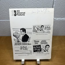 1963 The Thrill of It All Press Kit Doris Day James Garner Overlay Photo picture