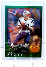 2002 Topps Chrome Tom Brady #150 Weekly Wrap Up Patriots Football Card picture
