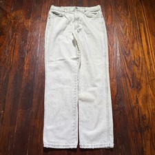 Vintage H.I.S HIS Jeans Mens 34x32 Acid Wash Denim Straight Leg MADE IN USA picture
