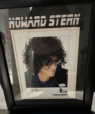 HOWARD STERN AUTOGRAPHED FRAMED PROMO 8X10 (JSA CERT) picture