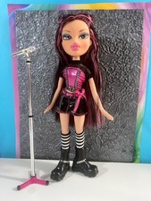 BRATZ 2008 GIRLZ REALLY ROCK JADE MGA WITH MICROPHONE Y2K DOLL PUNK ROCK  DOLL picture