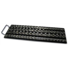 VIM Tools V444 Socket Tray -4 Rails 17” -3 Bags Of 20 Clips (1/4”, 3/8”, 1/2”) picture