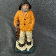 Antique Hubley 'Old Salt w/Net' 6