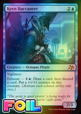x1 Keen Buccaneer DFT Aetherdrift MTG 48 FOIL COMMON M/NM 1x picture