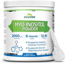 Zazzee Myo-Inositol Powder, 183 Servings, 2000 mg per Serving, Kosher picture