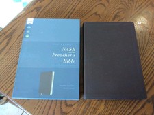 NASB 1995 Preachers Bible Brown LeatherSoft Lays Flat | 1995 NASB picture