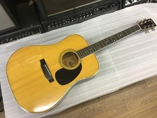 Morris W-30 1980-81 Japan Vintage Acoustic Guitar Abalone Style Inlay w/Bag picture