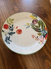 Climbing Rose by Michelle Morin Dinner Plate 10.5” Anthropologie Floral picture
