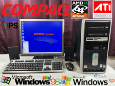 RESTORED DUAL BOOT Windows 98 SE Plus & Windows XP Pro Vintage Retro Gaming PC  picture