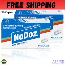 NoDoz 200mg Caffeine Pills Maximum Strength, 120 Caplets total picture