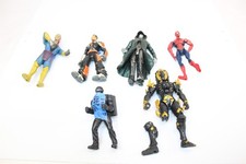  Action Figure Lot of 6 TMNT, Nitro, Dr Doom, Spiderman, Snake Eyes + Vintage picture