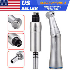 Dental Slow Low Speed Handpiece Push Contra Angle NSK Style Air Motor 4Holes picture