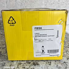 nVent CADDY FBS6 6in Floor Mounted Box & Conduit Support, Yellow (Qty 50) picture