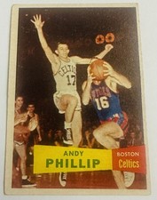 1957-58 Topps # 75 Andy Phillip EX+ picture