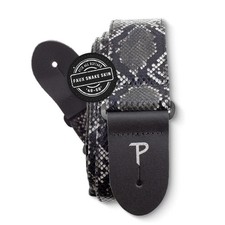 Perri’s Leathers Faux Snake Skin Guitar Straps - Jacquard Patterned, Non-S picture