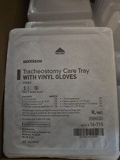 McKesson Tracheostomy Care Trays Sterile With Vinyl Gloves 16-715 Case of 20 picture