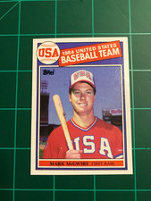 1985 Topps #401 Mark McGwire RC USA NM+ picture