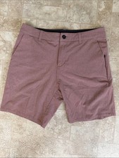 Vuori Men’s Flat Front Shorts - Dusty Rose size 30 picture