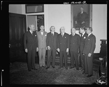 Washington DC 1944 Joseph C. Grew Edward Stettinius Dean Acheson Oath Ceremony picture