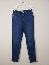 Y2K Madewell Womens Jeans Pants Size 28 Stretch Curvy Skinny High Rise Blue picture