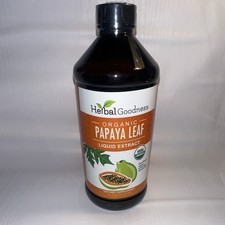 Herbal Goodness Organic Papaya Leaf Extract Liquid Unflavored 16 fl oz 473ml picture