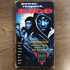 Vintage 1992 JUICE VHS TUPAC Shakur RARE Harlem PROMO Copy/2PAC Assistant Copy picture