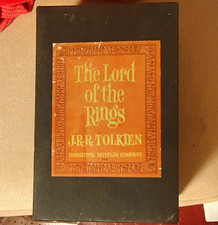 Vintage The Lord of the Rings 3-Volume Hardcover Box Set MAPS INTACT, PRISTINE picture