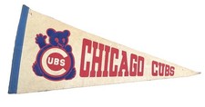 Vintage Chicago Cubs MLB Baseball Pennant Full Size 29