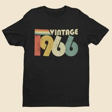 Vintage 1966 Retro 60th Birthday 2026 Birthday Gift Cotton Tee picture