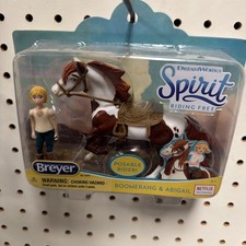 Breyer DreamWorks Spirit Riding Free Boomerang Horse & Abigail Doll Figure Set picture