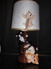 Bradford Exchange Cat-Tastrophe Fully Sculpted Table Lamp Love for Cats picture