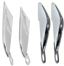 OER Chrome Front and Rear Deluxe Bumper Guard Set For 1970-1972 Camaro picture
