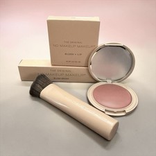 NEW~ The Original No Makeup Makeup Blush & Lip + Brush Set PINK 0.17 oz 5 g picture