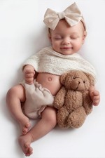BABESIDE 12 Inch Full Body Silicone Reborn Baby Dolls 12 Inch, White picture
