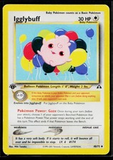 Igglybuff 40/75 Uncommon Neo Discovery Pokemon 1st Edition Moderately Played picture