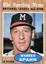 1962 Topps #399 Warren Spahn picture