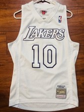 Los Angeles Lakers 2012 Steve Nash Sz M Mitchell &Ness Swingman Christmas Jersey picture