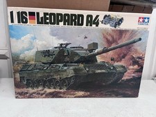 Tamiya 1/16 Leopard A4 West German RC Tank Model Kit 1602 Vintage New Open Box picture