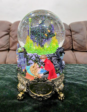 Disney Marc Davis Sleeping Beauty Snow Globe Light Up Music BOXED picture