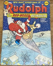 RUDOLPH RED NOSED REINDEER C-20 DC 1972 1st TREASURY EDITION VG SANTA CLAUS XMAS picture