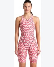 Arena Powerskin ST Next in red geranium and cream leopard prin Size 28 picture