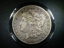 EF 1896-O MORGAN SILVER DOLLAR EXCELLENT COLLECTORS COIN M-1445 picture