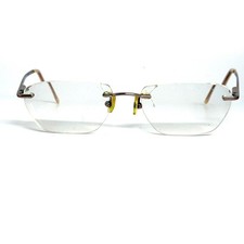 Adrienne Vittadini AV6021 123 Rimless Bronze Rectangular Eyeglasses 52-18-130 picture