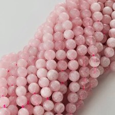 Madagascar Rose Quartz Beads Genuine Natural Smooth Round Beads 6mm 8mm 10mm picture