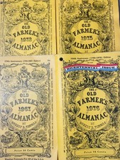 4 Vintage Lot 1867-1876 Old Farmer's Almanack Including the BICENTENNIAL ISSUE picture