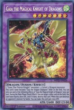 Yugioh Gaia the Magical Knight of Dragons 1st Edition Prismatic Secret Rare MP21 picture