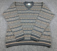 Vintage Northeast Outfitters Mens Knit Sweater Size Large 90's USA Made picture