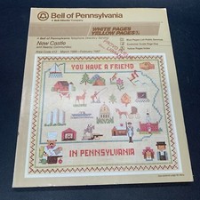 Vtg 1986-87 New Castle Pennsylvania Telephone Directory Phone Book Area 602.  A5 picture